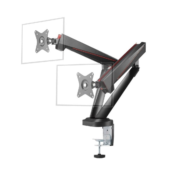 Dual Monitor Spring-Assisted Pro Monitor Arm B-Ware
